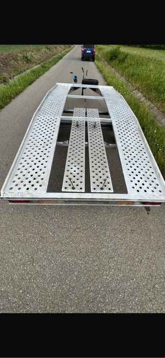 Platforma Auto Full Aluminiu 4,5M An 2023 Cale Aluminiu 2.5M Troliu