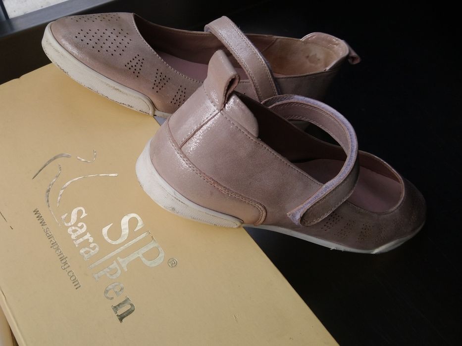 Sara Pen балеринки естествена кожа 38