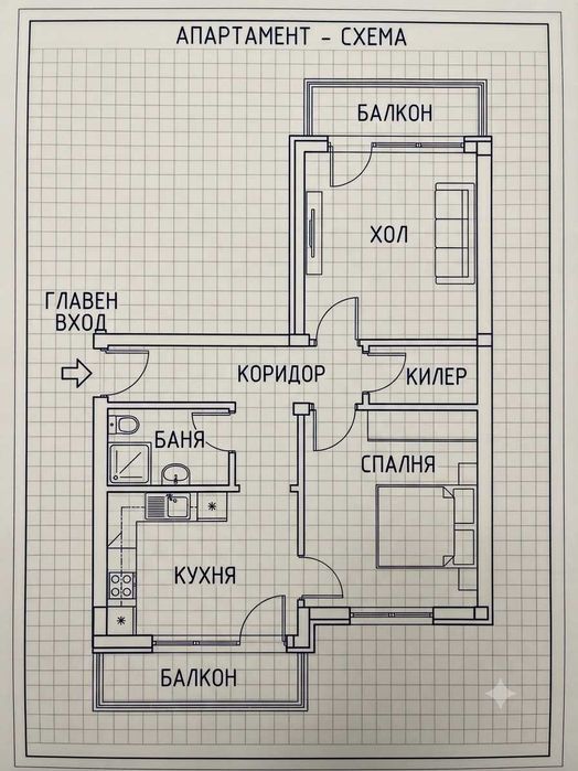 Продавам 2-СТАЕН град София, Люлин 6