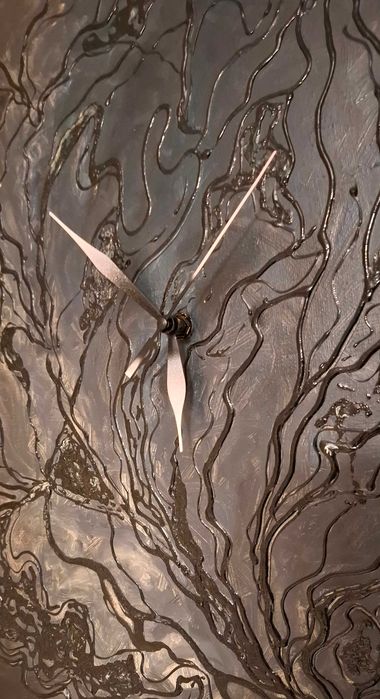 Авторски Стенен Часовник – Картина върху Платно