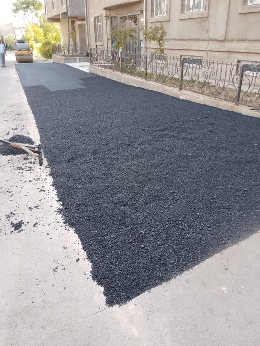 Asfalt yotqizish xizmati sifatli va kelishilgan xolda