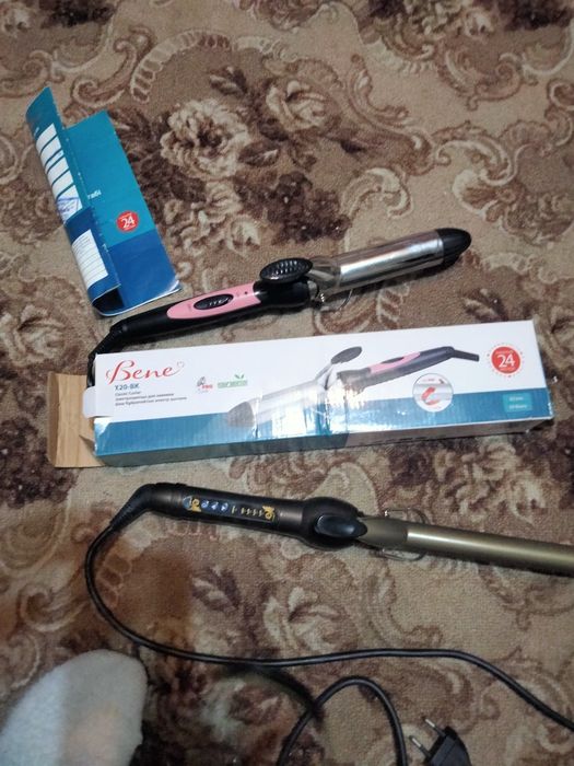 Плойки две шт разные по толшине