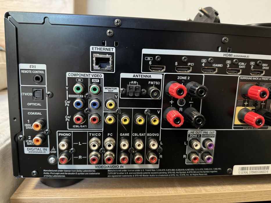 Като нов Onkyo TX-NR626 Bluetooth Wi-Fi