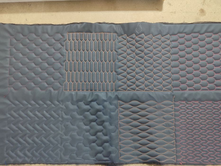 Услуга стегани материалов и кожы для мебельщиков и авто ательеров