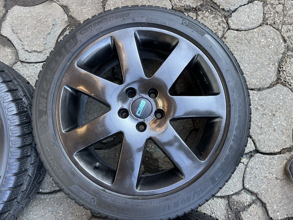 Jante aliaj 5x108mm, anvelope 215/50 R17 Ford Focus, Volvo, Peugeot