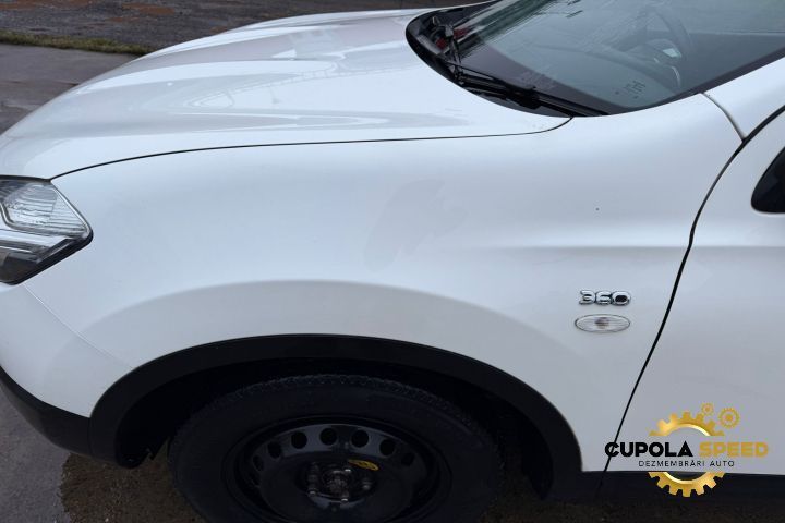 Aripa fata stanga culoare Super White 326 Nissan Qashqai 1 J10 [facel