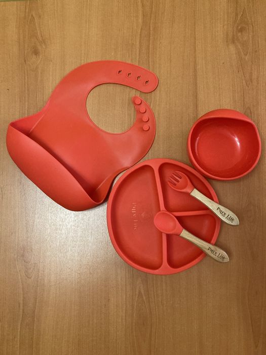 Силиконови прибори за бебе