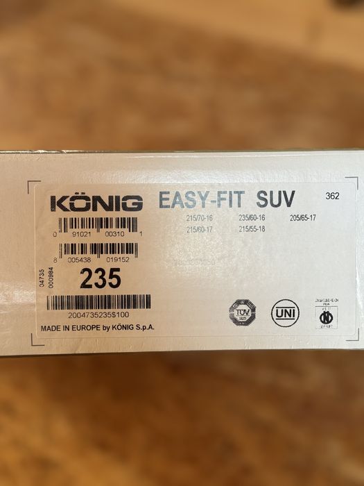 Lanturi de zapada König Easy-Fit SUV 235