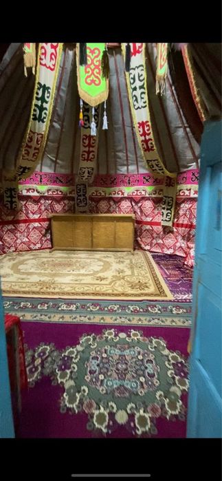Кигіз үй, қазақи нақышта