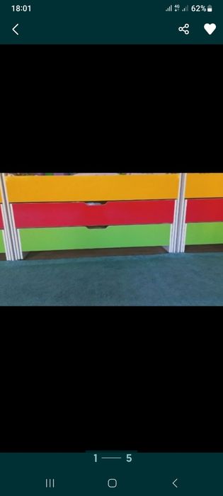 Детский кровать шкаф стол стул