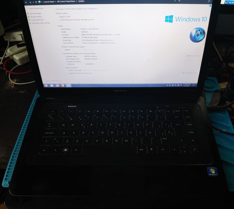 Laptop  Compaq Presario CQ57