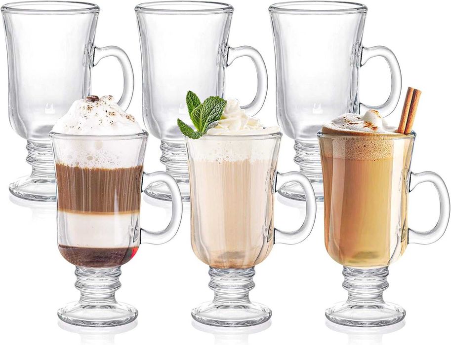 Стъклена чаша Irish Coffee 225 мл – за топли напитки
