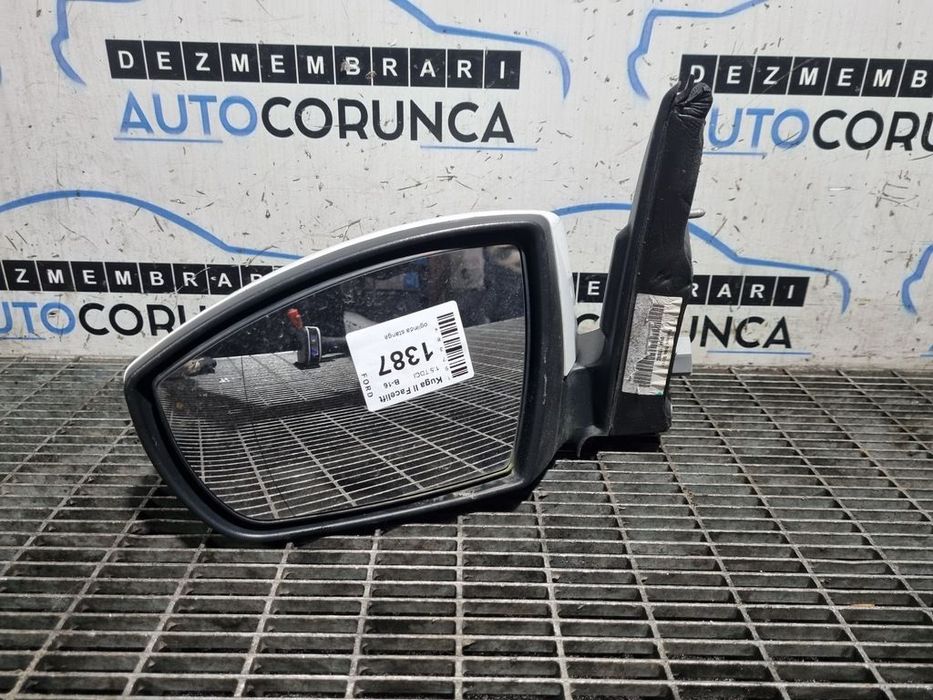 Oglinda stanga Ford Kuga II Facelift 2016 - 2019 4 Usi WHITE 5 D (1387) Fara rabatare