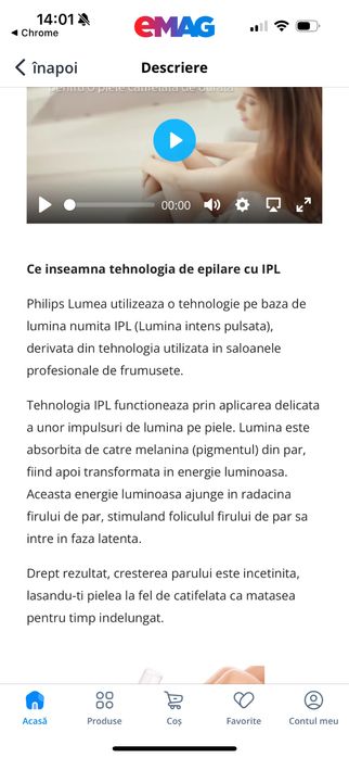 Epilator philips lunea sc1995