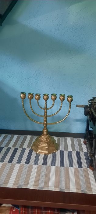 Menora din bronz 7 focuri