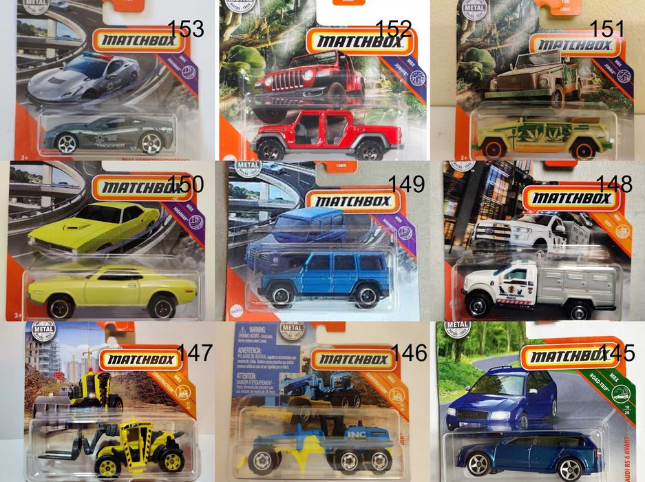 Метални колички Мачбокс Matchbox от различни години в мащаб 1:64 Част2
