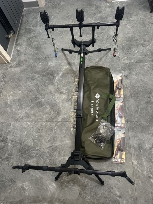 Rod Pod Robinhan 3 Posturi – complet echipat cu 3 avertizori + 3 swingeri – nou