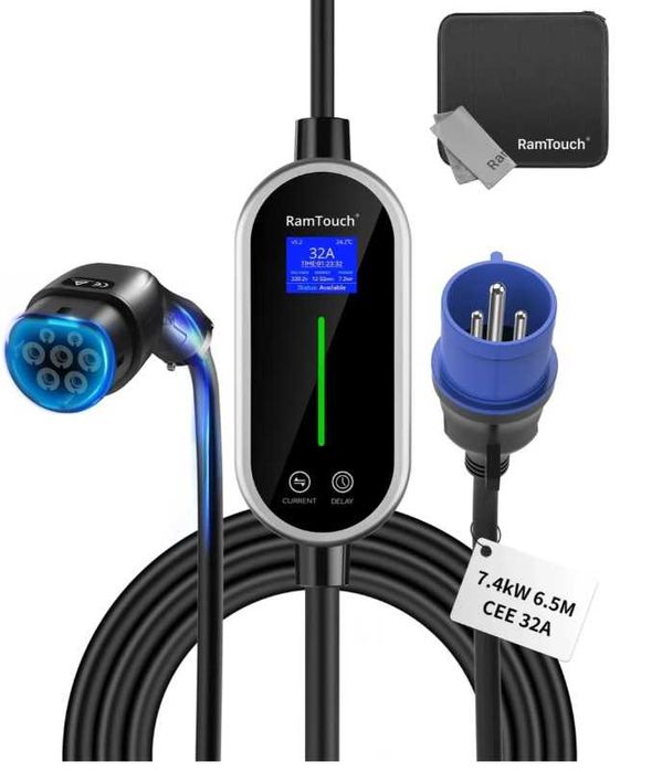 Зарядна станция RamTouch 7.4kw 6.5m