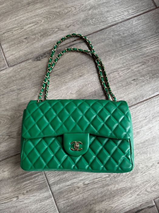 Зелена Чанта Chanel