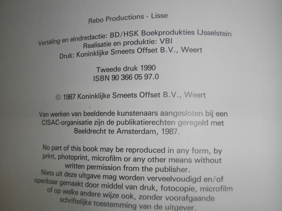 Каталог/Справочник-"Живопис от А до А"-1987г-Shilderkunst Van A tot Z"