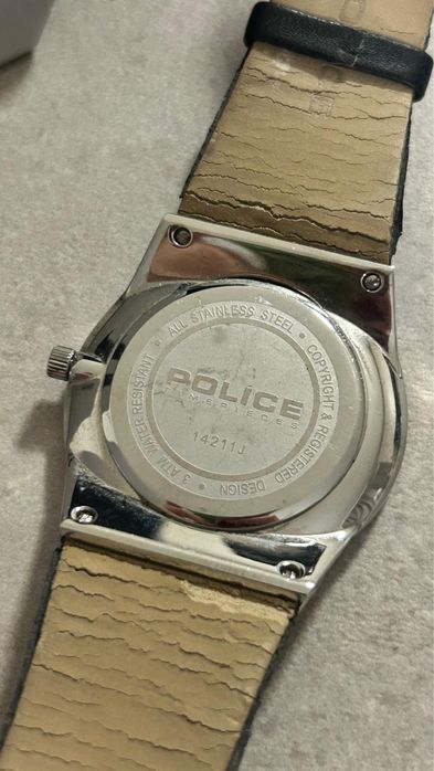 Ceas Police original, elegant, cadran alb – stare foarte bună
