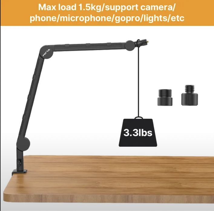 Многофункциональная настольная подставка VIJIM LS25 для микрофона