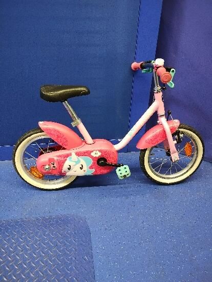 btwin unicorn 500 roz 14" - (SecondHand) Decathlon