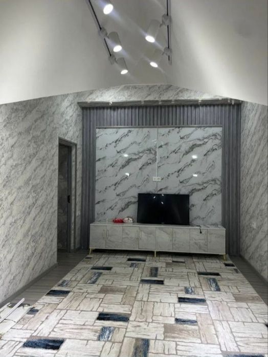 Двухкомнатная квартира мансарда ,сергели янгихает , евроремонт