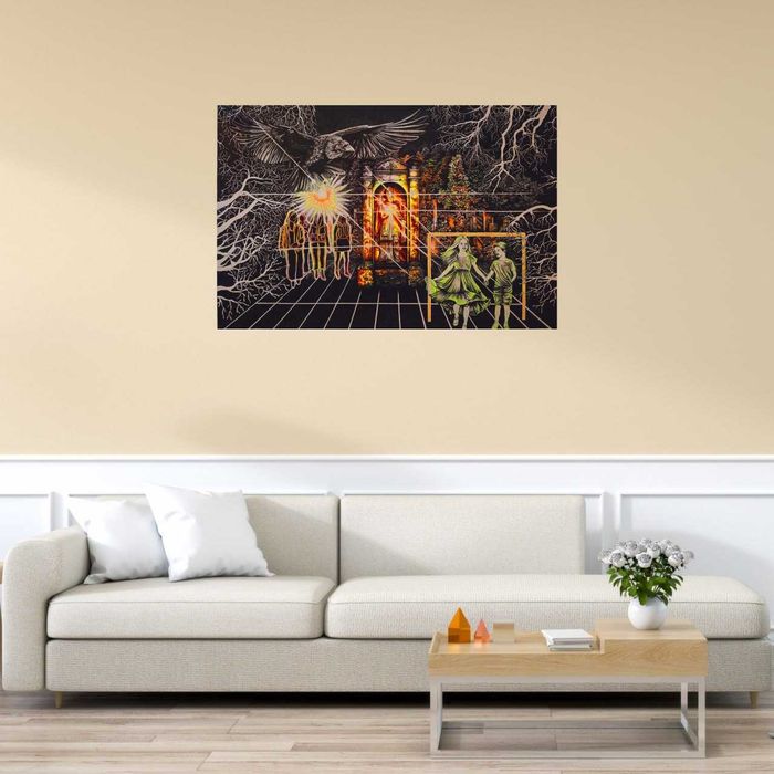 Авторская картина Квинтэссенция Души Реинкарнация