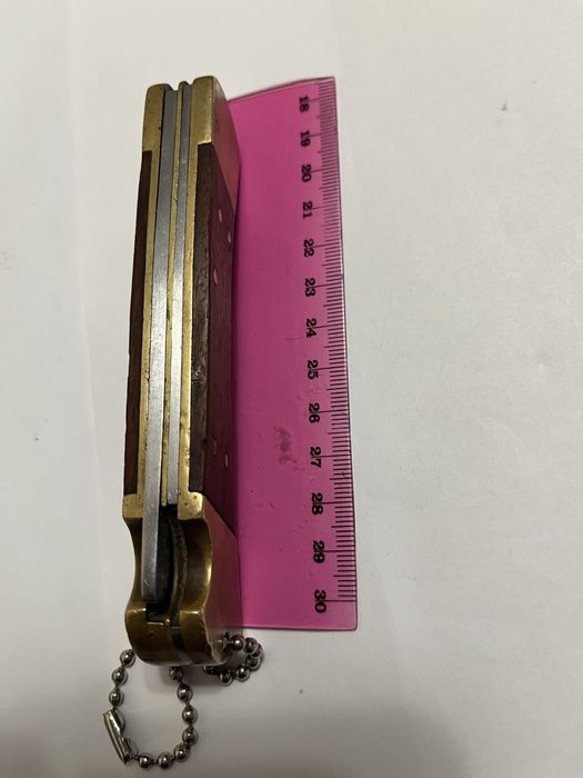 Briceag camping cu doua lame si mecanism blocare L total 215 mm