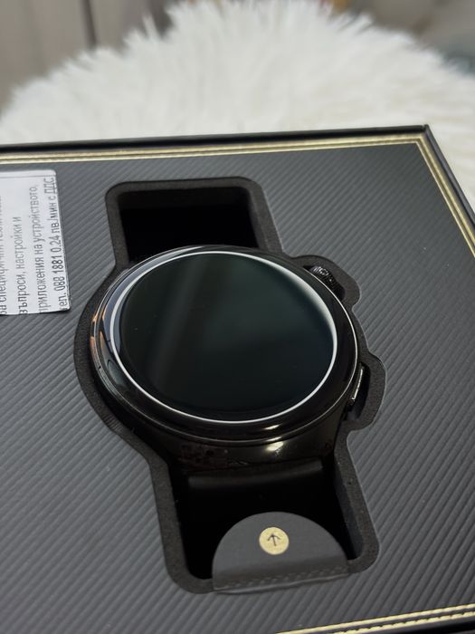 Huawei Watch 4 LTE 46 mm Black – ЕКГ, здравен мониторинг, отличен комплект