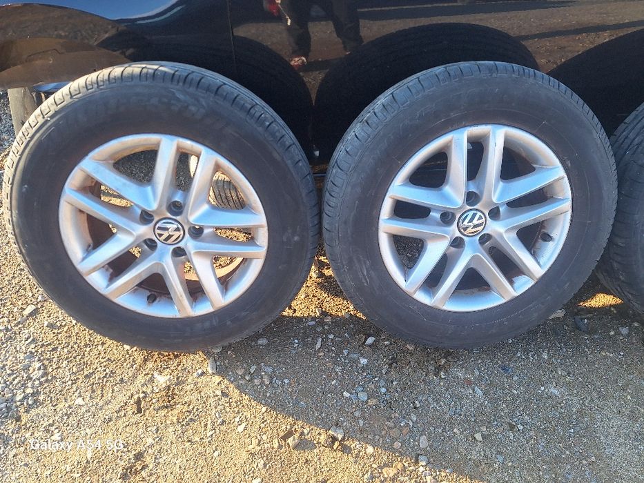Jante VW Tiguan R16 model San Francisco cu anvelope vara 215/65R16 Bridgestone dot 0223