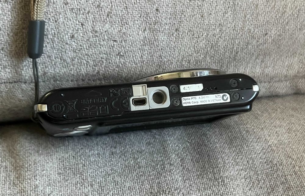 Aparat foto digital Pentax Optio P70 12MP zoom optic defect