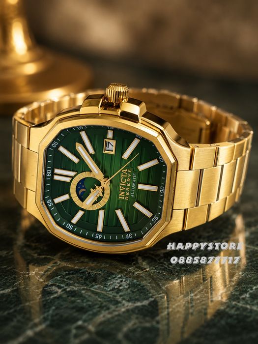 INVICTA Gravity Gold automatic 46 mm, Инвикта нов мъжки часовник