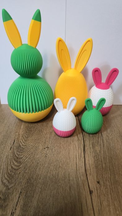 Зд принтирани зайчета