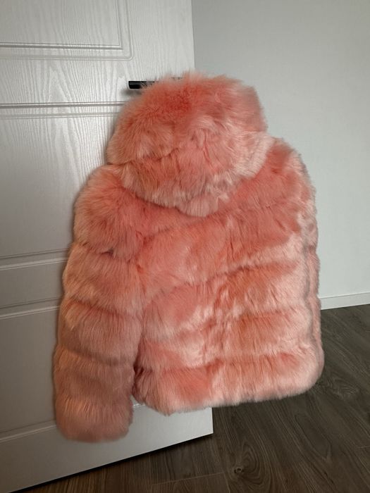 Blană artificială roz