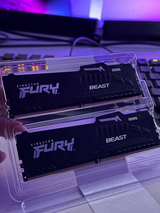 Kingston FURY Beast RGB Black 64GB DDR5 6000MHz CL36 Dual Channel Kit