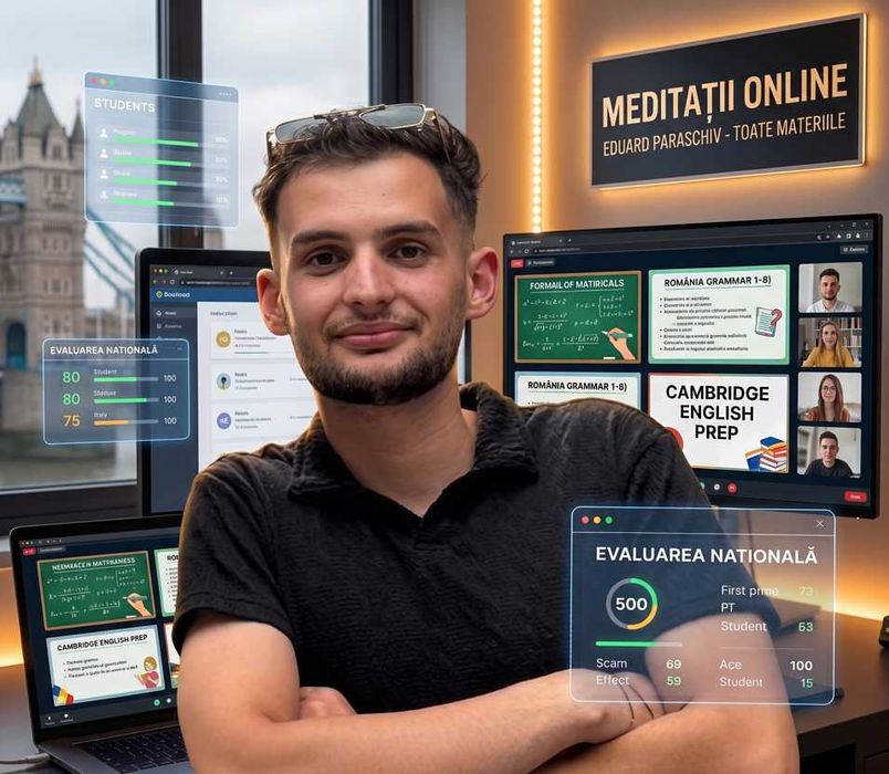 Meditații Evaluarea Națională / Cambridge - Absolvent Southampton UK