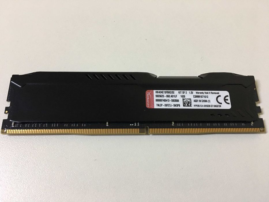 Kingston Hyper X Fury 32GB kit (2x 16GB) DDR4 рам памет