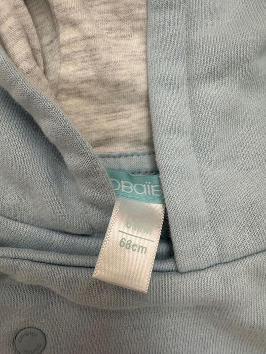 Комплект на марката Окайди, суитшърт и спортно долнище. Размер 6м., 68