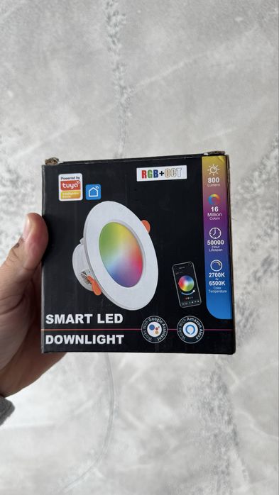 6 RGB Led луни с управление от мобилно приложение