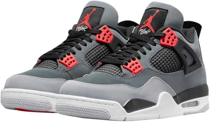 Men's Jordan 4 Retro Infrared Dark Grey/Infrared 23-Black (DH6927 061)