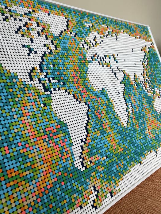 Lego Art world map