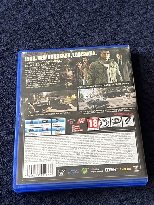 Диск mafia III..