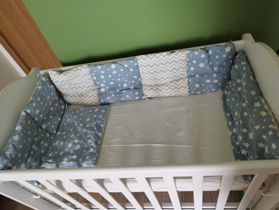 Бебешко креватче+ матрак с бамбук