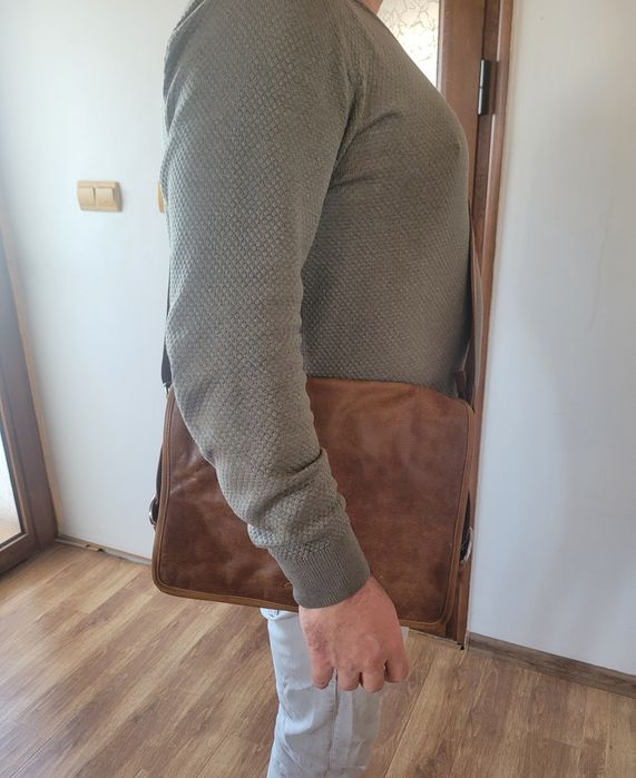 Мъжка кожена чанта Gerard Henon
