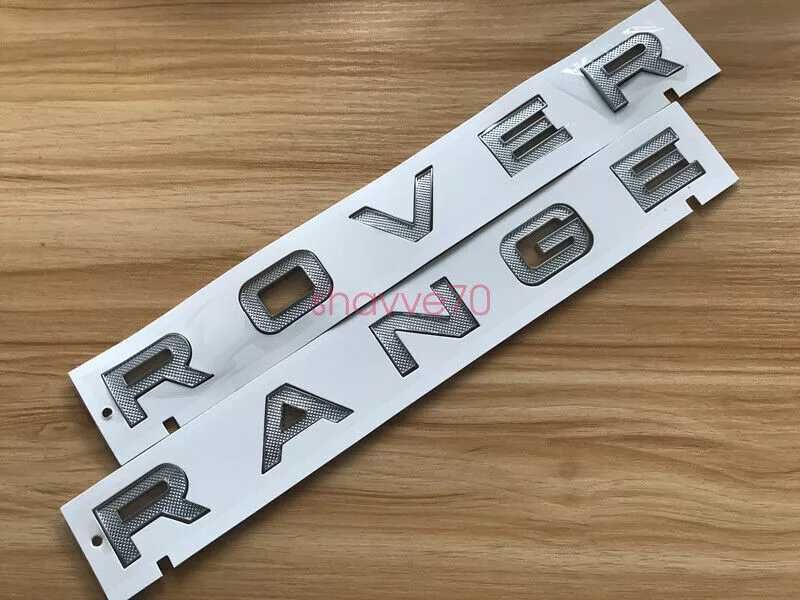 Scris NOU Litere Logo Emblema Capota Haion Portbagaj Range Rover Negru
