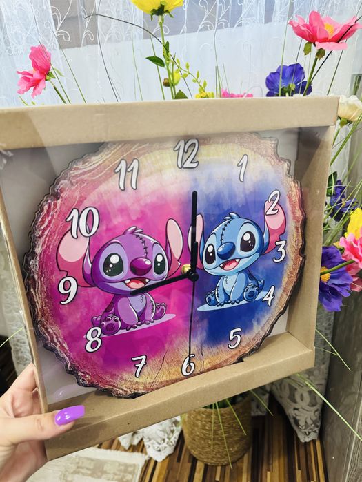 Ceas de perete lilo & stitch