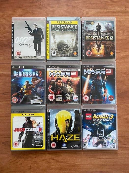 PlayStation 3 игри – Mass Effect 2/3, Dead Rising 2, Resistance + още | 8€ / брой
