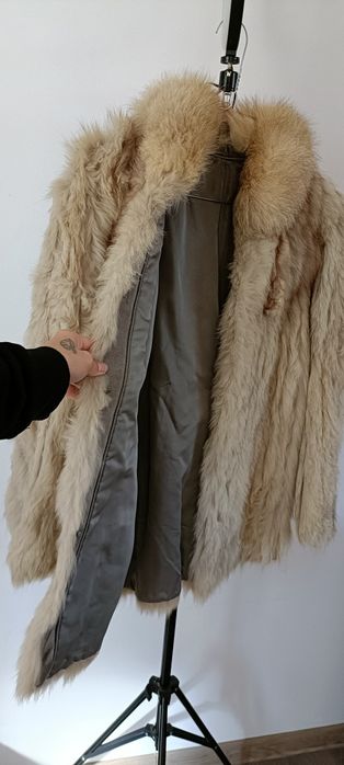 Blana naturala de vulpe argintie